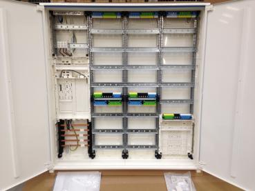 Hager Zählerschrank 1x eHZ Zählerfeld + 2x Verteilerfeld + 1x Verteilerfeld mit APZ-Raum ZB34S (inkl. Datenschnittstelle und RJ45-Buchse)